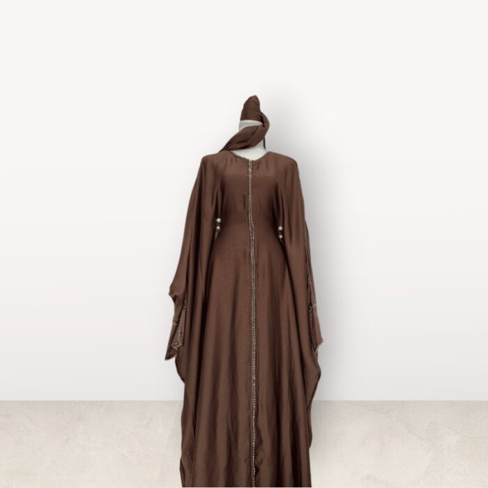 Belle Batwing luxury satin Abaya